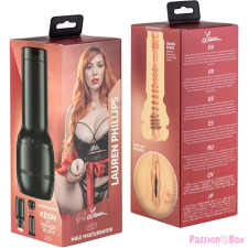 Kiiroo Lauren Phillips - műpunci - PowerBlow kompatibilis (natúr) maszturbátor