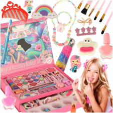 KIK Fiókos Smink és köröm készlet kozmetikumok sellős dobozban szépségszalon