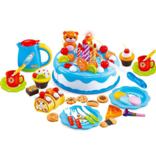KIK Játék születésnapi fa torta kiegészítőkkel #kék konyhakészlet