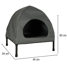 KIK Kutyaház macska ágy sátor kisállat ágy 53x43x56 cm szállítóbox, fekhely kutyáknak