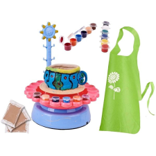 KIK KX5630 Hrnčířský kruh, kreativní sada s hlínou a barvami 600 g kreatív és készségfejlesztő