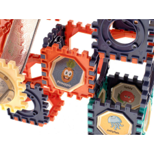 KIK Marble Run Blocks 110 - készségfejlesztő logikai golyópálya, Többszínű barkácsolás, építés
