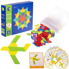 KIK Montessori Puzzle Fa Formák Kreatív Kirakós Játék 130 kreatív és készségfejlesztő