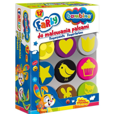 KIK OEM BAMBINO ujjfestékek 12 színben kreatív és készségfejlesztő