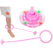 KIK OEM Hula hop láb ugráló labda világító LED rózsaszínű fitness eszköz