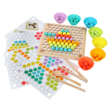 KIK OEM Oktatási montessori gyöngygolyó mozaik puzzle 77el. kreatív és készségfejlesztő