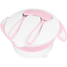 Kikkaboo 4in1 Tál, rózsaszín babaétkészlet