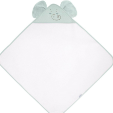 Kikkaboo fürdõlepedõ kapucnis 90x90cm elefántos menta babatörülköző, kifogó