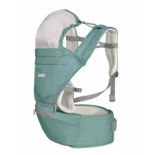 Kikkaboo kenguru 3in1 csípőüléses 5 hónapos kortól Chloe 2024 mesh menta kenguru