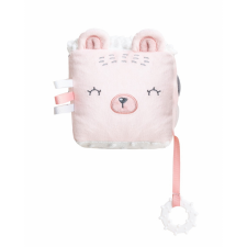 Kikkaboo Kikkaboo készségfejlesztõ játékkocka plüss Bear With Me pink készségfejlesztő