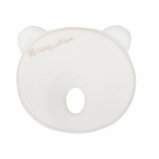  Kikkaboo párna &#8211; laposfejűség elleni memóriahabos ergonomikus Airknit &#8211; maci fehér babaágynemű, babapléd
