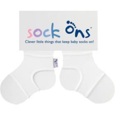  KIKKO SOCK ONS Zoknitartó Classic, fehér (0-6h)
