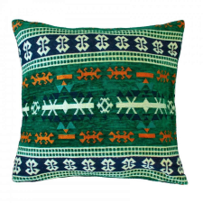 Kilim Díszpárnahuzat - Zöld lakástextília