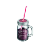  Kilner® szívószálas bögre, piros