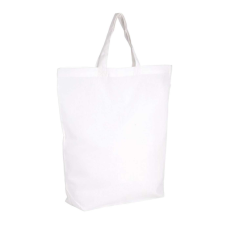 KIMOOD rövid fülü pamut bevásárlótáska KI0247, White kézitáska és bőrönd