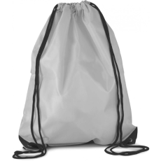 KIMOOD Uniszex hátizsák Kimood KI0104 Drawstring Backpack -Egy méret, Glacier Grey