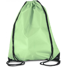 KIMOOD Uniszex hátizsák Kimood KI0104 Drawstring Backpack -Egy méret, Pistachio Green