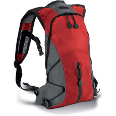 KIMOOD Uniszex hátizsák Kimood KI0111 Hydra Backpack -Egy méret, Red/Dark Grey