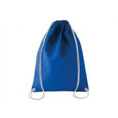 KIMOOD Uniszex hátizsák Kimood KI0125 Cotton Drawstring Backpack -Egy méret, Dark Royal Blue