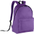 KIMOOD Uniszex hátizsák Kimood KI0130 Classic Backpack -Egy méret, Purple/Black