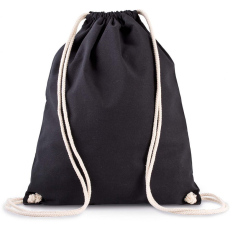 KIMOOD Uniszex hátizsák Kimood KI0139 Organic Cotton Backpack With Drawstring Carry Handles -Egy méret, Hibiscus Red
