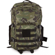 KIMOOD Uniszex hátizsák Kimood KI0162 M.O.L.L.E. Backpack -Egy méret, Olive Camouflage