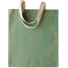 KIMOOD Uniszex táska Kimood KI0226 100% natural Yarn Dyed Jute Bag -Egy méret, Natural/Saffron kézitáska és bőrönd