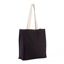 KIMOOD Uniszex táska Kimood KI0251 Tote Bag With Gusset -Egy méret, Black kézitáska és bőrönd