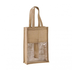 KIMOOD Uniszex táska Kimood KI0268 Jute Bottle Bag -Egy méret, Natural