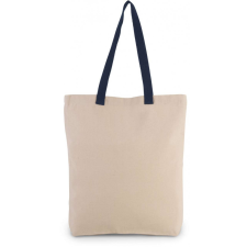 KIMOOD Uniszex táska Kimood KI0278 Shopper Bag With Gusset And Contrast Colour Handle -Egy méret, Natural/Magenta kézitáska és bőrönd