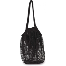 KIMOOD Uniszex táska Kimood KI0285 Cotton Mesh Grocery Bag -Egy méret, Black kézitáska és bőrönd