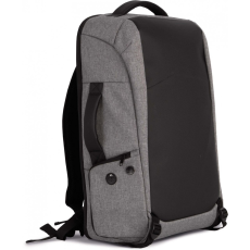 KIMOOD Uniszex táska Kimood KI0931 Anti-Theft Travel Bag -Egy méret, Graphite Grey Heather/Black