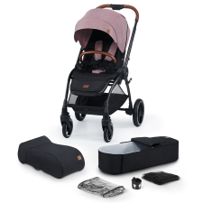 KinderKraft Evolution Cocoon 2in1 többfunkciós babakocsi puha mózessel, Mauvelous pink (INGYENES) babakocsi