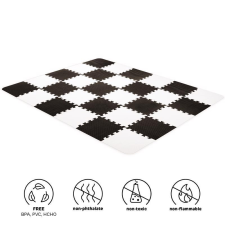 KinderKraft Habszivacs puzzle szőnyeg Luno 150x180 cm Black játszószőnyeg