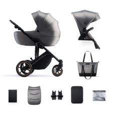 KinderKraft KINDERKRAFT Kočík kombinovaný 2v1 Prime 2 Grey babakocsi