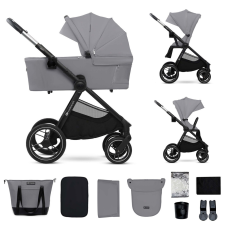 KINDERKRAFT Kočík kombinovaný Nea 2 2v1 Platinum Grey babakocsi