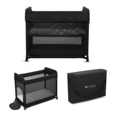 KinderKraft SELECT Postieľka cestovná Moon Dream Black utazóágy