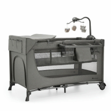  Kinderkraft utazóágy Joy 2 kiegészítõkkel sötétszürke utazóágy