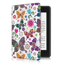  Kindle 10 mágneses Smart Védőtok Pillangó - virág mintával e-book tok
