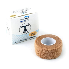 Kine-MAX Cohesive Elastic Bandage 2,5 cm × 4,5 m, tělové gyógyászati segédeszköz