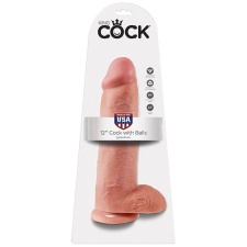 King Cock 12&quot; dildó, herékkel (30 cm) műpénisz, dildó