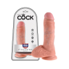  King Cock 8 herés dildó (20 cm) - natúr