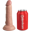King Cock - ELITE REALISTA DILDÓ VIBRÁLÓ ÉS SZILIKON 15,2 CM