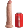 King Cock - ELITE REALISTA DILDO VIBRÁTOR ÉS SZILIKON TÁVIRÁNYÍTÓ 23 CM