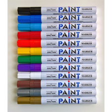 KING GARL Lakkmarker 2-3mm kerek kék KING GARL filctoll, marker