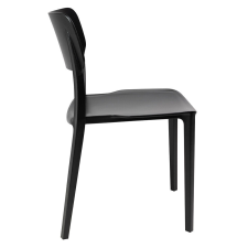  King Home Agat Premium Polipropilén Szék Fekete bútor