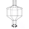 King Home King Home FLUSSO 91908 Függőlámpa 8x3W/G9 3000K 1920LMLM IP20
