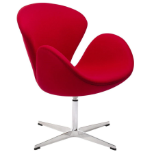  King Home Swan Wool Premium Forgószék Piros Kasmírgyapjú forgószék