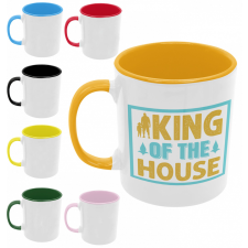  King of the house - Színes Bögre bögrék, csészék