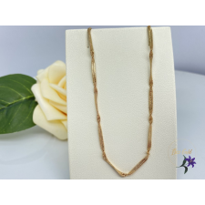 Kinga-45 gold antiallergén lapos csavart nyaklánc 18K nyaklánc